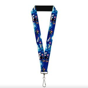Buckle Down Lanyard Peter Pan Flying Scene Unisex 1" Neutral